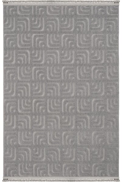 Cool Halı Oliver 9210 Gri Halı Yolluk Modern Salon Halısı Antre Hol Koridor H...