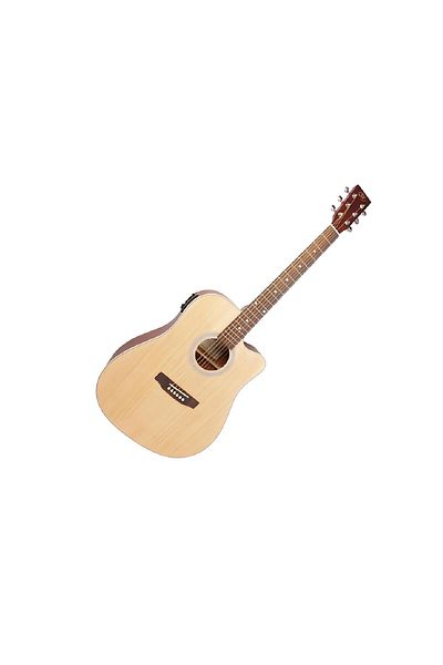 SX SD204CE, electro-acoustic guitar, natural