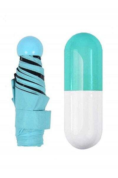 HALAMODO Travel Capsule Umbrella Blue