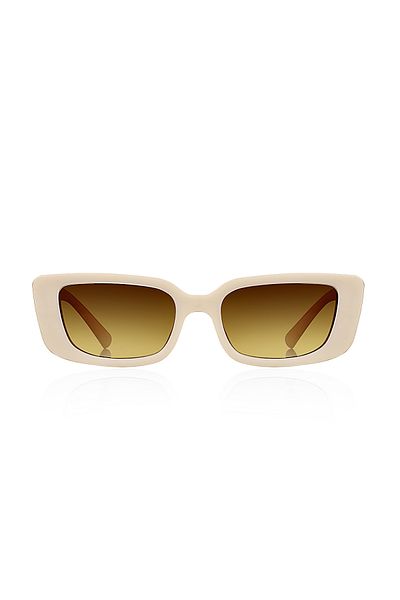 Kinary Cat Eye Women's Sunglasses Cream Shiny 1029