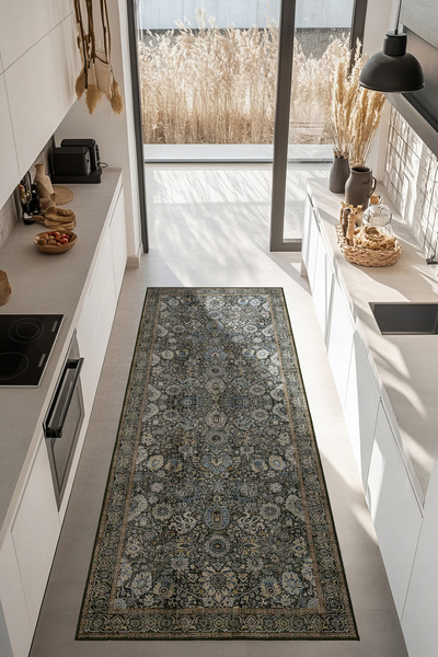 Cool Halı Private Vintage Mutfak Halısı Yolluk Leke Tutmaz Tezgah Önü Mutfak ...