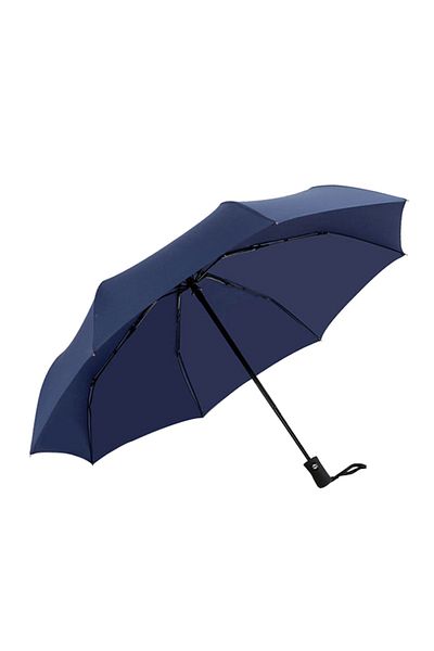 HALAMODO Tri-Fold Umbrella Blue