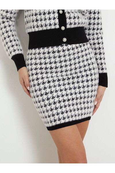 Guess Violet Women's Wool Blend Pencil Knitwear Skirt