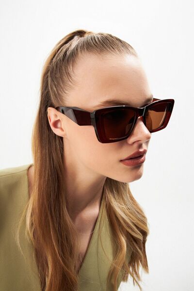 Aqua Di Polo 1987 Brown Women's Sunglasses APSN012202