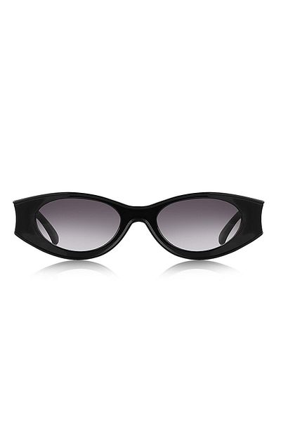 Kinary Unisex Sunglasses Black Shiny 1048