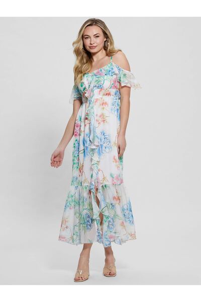 Guess Women's Hand Maxi Floral Dress