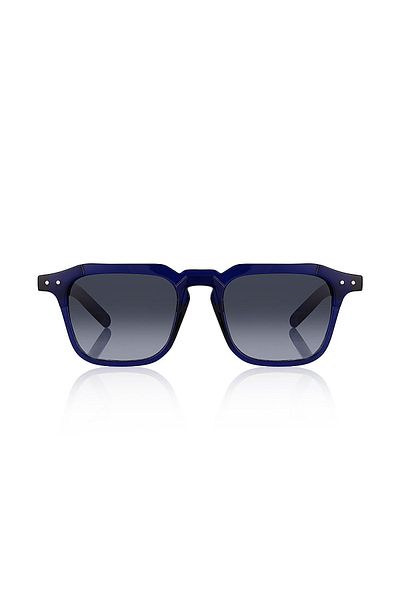 Aqua Di Polo 1987 Venice Blue Unisex Geometric Sunglasses Apsn012003--50 Ekartman