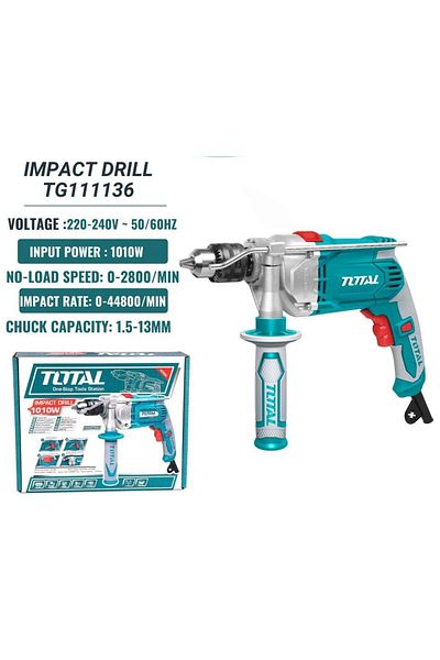 TOTAL Industrial Electric Drill 13mm 1010w