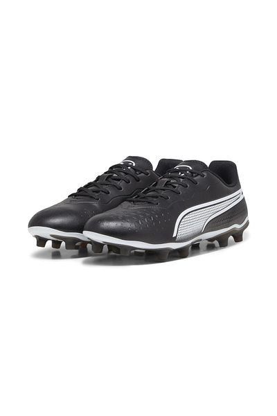 Puma KING MATCH FG/AG PUMA Negru-PUMA Argintiu 10757001   CRAMPON DE FOTBAL BĂRBAȚI