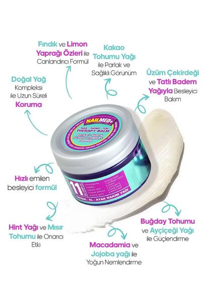 Mara Nailmed 11 Yağ Içeren Tırnak El Ayak Bakım Yağı 40ml