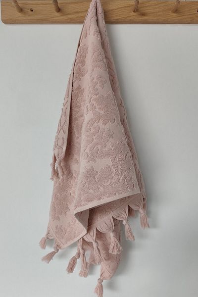 Sevim Prosop de mână autentic de culoare pudra 50x90cm - 100% bumbac - moale și absorbant de apă