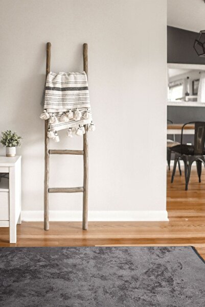 Cool Halı Romans Halı Palermo 5401 Gri Viskon Pamuk Yumuşak Doku Hav Vermez Y...