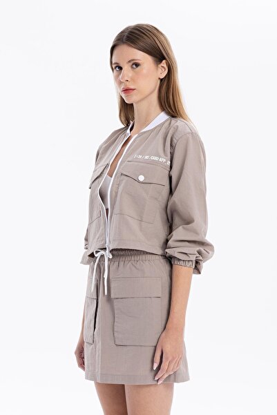 GMG FIRENZE εφαρμοστό Βασική γυναικεία μίνι φούστα με ελαστική μέση