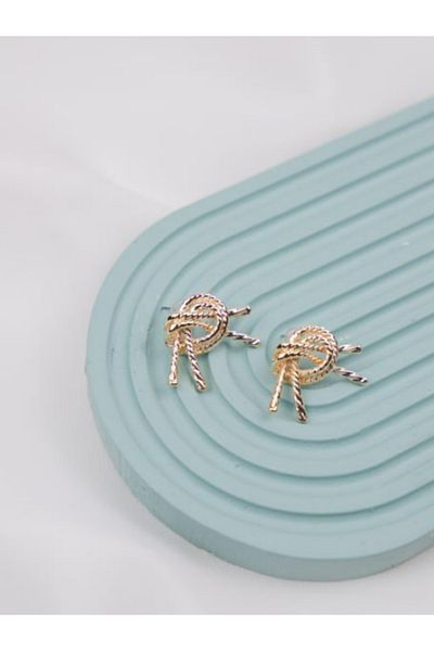 MioArt Knot Design Korean Model Stylish Trend Earrings