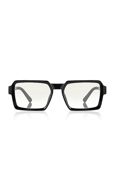 Kinary Sunglasses Black Transparent Lens 2041