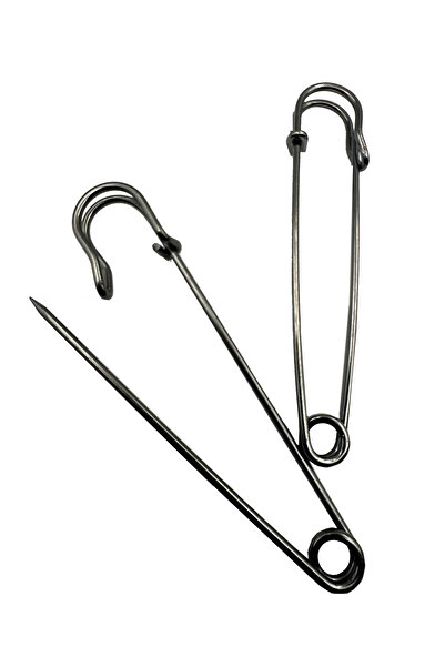 ATOS ÇENGELLİ İSKOÇ ETEK İĞNESİ SİYAH 8,9 CM