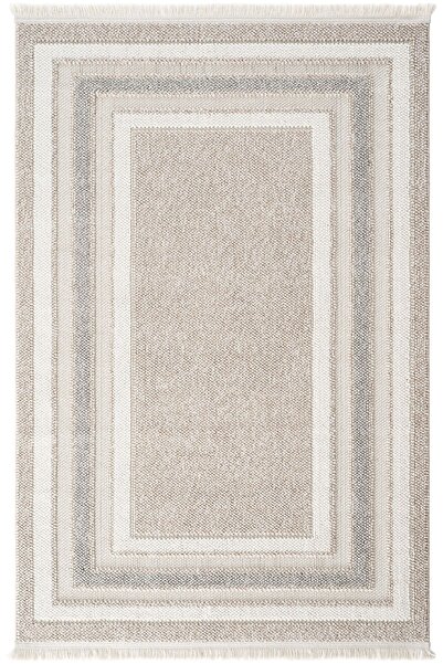 Cool Halı Mikasa Mks 04 Bej Gri Yumuşak Dokulu Halı Kilim Salon Koridor Yolluk Dokuma Makine Halısı