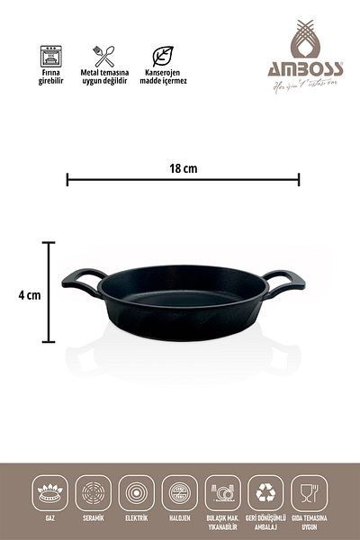 Amboss 3 Piece Quartz Pan Set