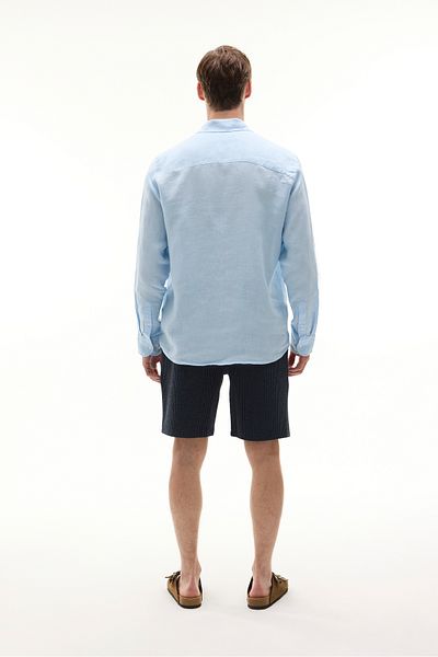 Mudo Regular Fit Long Sleeve Linen Shirt