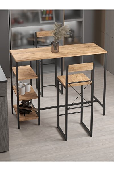 Retodesign Raflı Good Bar Takımı Çam 2652A