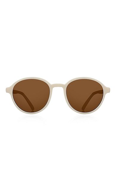 Kinary Vintage Unisex Sunglasses Cream 1036