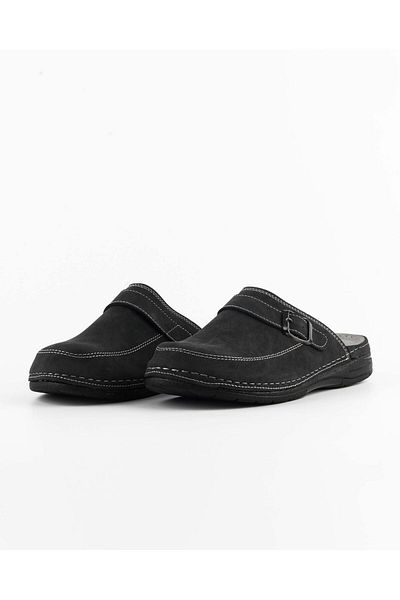 DR KLOMPA Men's Slippers Ms303 Black Mikanos Orthopedic Sabo Slippers