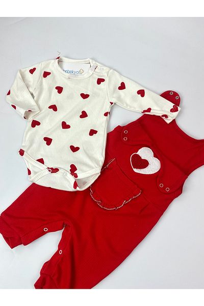bebekyol Baby Girl Romper with Heart