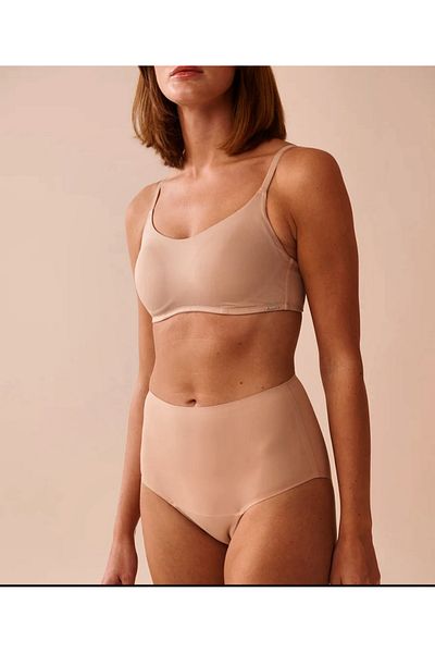 İmpavido 5 Pack High Waist Basic Laser Cut Bikini Panties Kilot 5 Pack Colors White Black Purple Ecru Pink