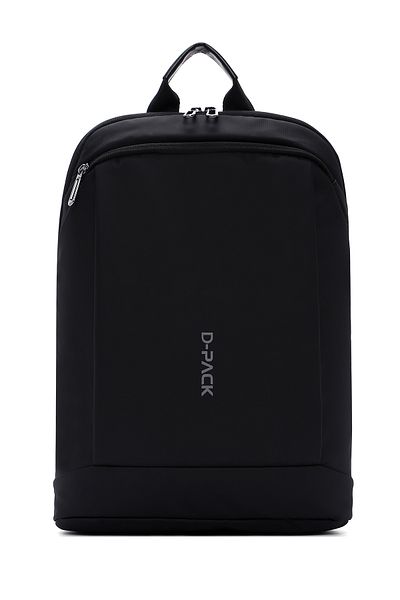 Derimod D-Pack Men's Black Fabric Backpack 23Sbd30096F