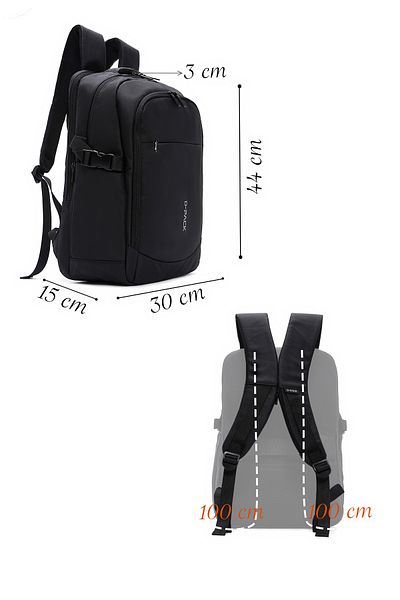 Derimod Men's Black Technological Backpack - D-pack 23sbd30086f