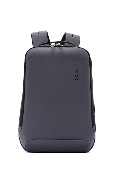 Derimod Men's Gray Technological Hardcase Backpack - D-pack 23sbd3012hc