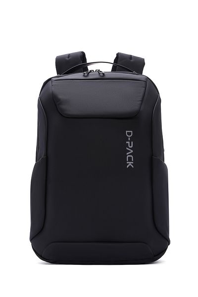 Derimod Men's Black Technological Hardcase Backpack - D-pack 23sbd3010hc