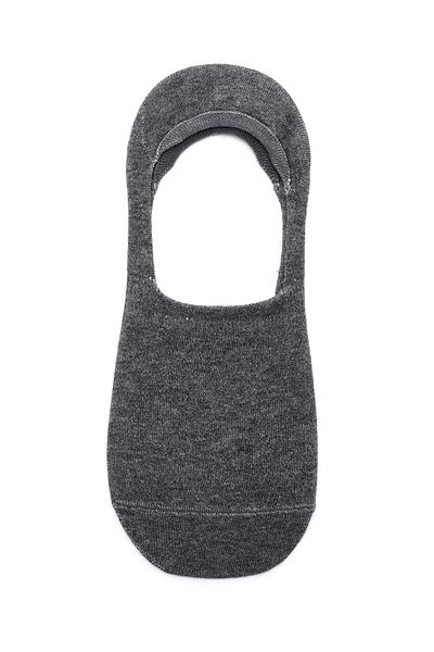 Derimod Gray Cotton Men's Short Socks - 000a2c30006f