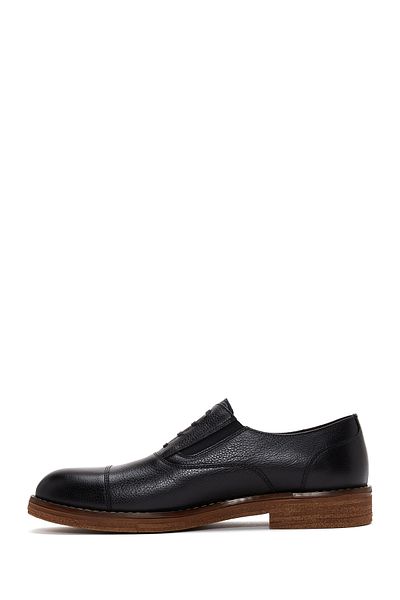 Derimod Men's Casual Black Leather Shoes - Lace-up, 24wfd6013ft