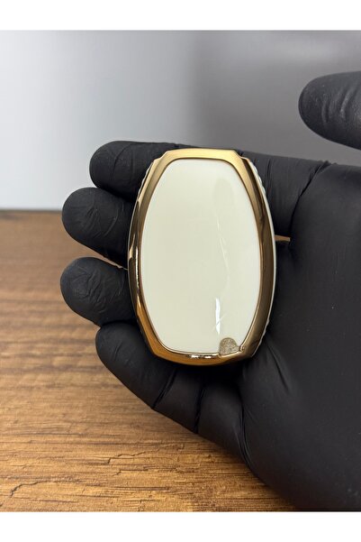 Luxe Aksesuarr Pentru Mercedes Bga Clasa W203 W204 W205 W210 W211 -3 Butoane Husa de protectie cheie din silicon Culoare alba