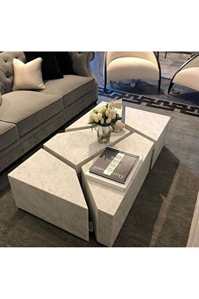 Radianza Traverten Orta Sehpa