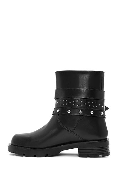 Derimod Women's Black Buckle Detailed Boots 24Wfe 221218