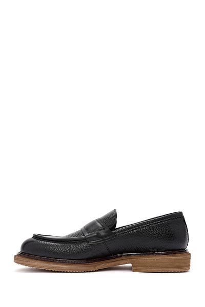 Derimod Men's Black 100% Leather, Genuine Leather Classic Penny Loafer Shoes 24Wfd6543Ft