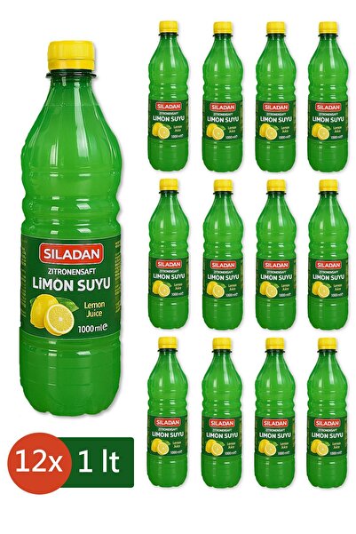 Sıladan Limon Suyu 1 lt Pet x 12 Adet