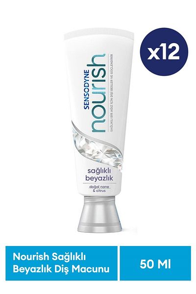 Sensodyne نوريش 50 مل × 12 قطعة - مقاس مريح