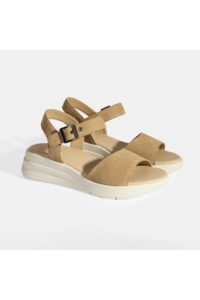 Desa Selinna Beige Women's Desacomfort Leather Sandals