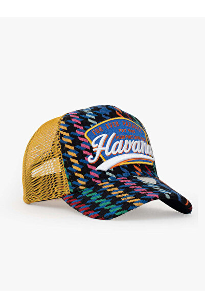 RustandRich Kadın Erkek Sarı Şapka City's Collection - Havana - Trucker Hat