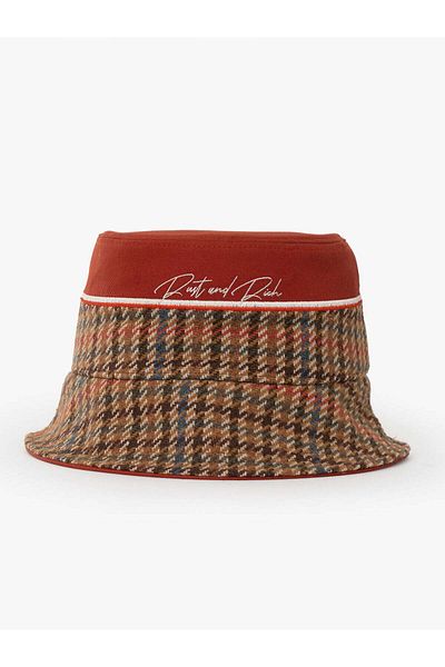 Rust&Rich Women's Men's Tile Hat Premium Collection Royalty Bucket
