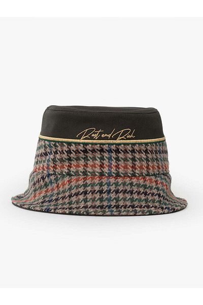 Rust&Rich Women Men's Khaki Hat Premium Collection Royalty Bucket