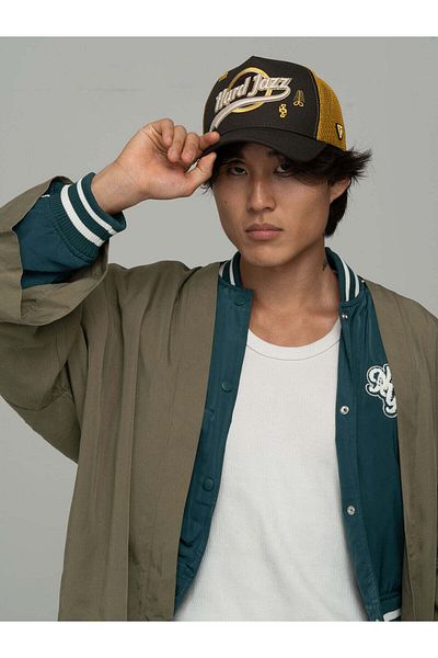 Rust&Rich Women Men Khaki Hat Urban Collection - Hard Jazz - Trucker Hat