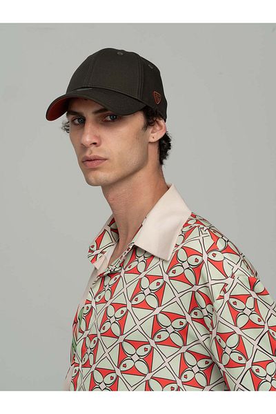Rust&Rich Khaki Color Timeless Cut Baseball Cap - Women & Men