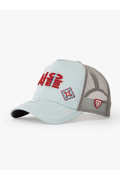 Rust&Rich Women Men's Mint Green Hat City's Collection - Seoul - Trucker Hat