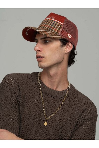 Rust&Rich Tile Trucker Hat for Women and Men - Premium Collection