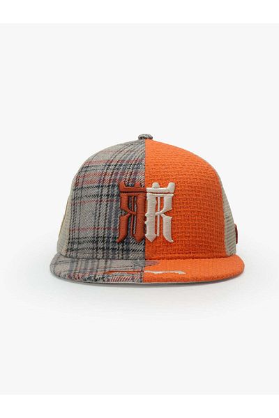 Rust&Rich Women Men Orange Snapback Hat Urban Collection Dual Balance