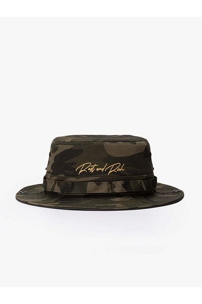 Rust&Rich Women Men Khaki Safari Hat Premium Collection Camp